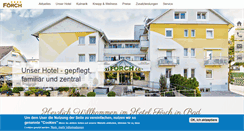 Desktop Screenshot of kurhotel-foerch.de